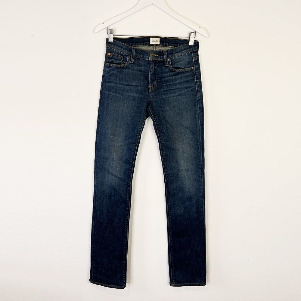 Hudson Slim Straight Medium Wash Slim Straight Jeans